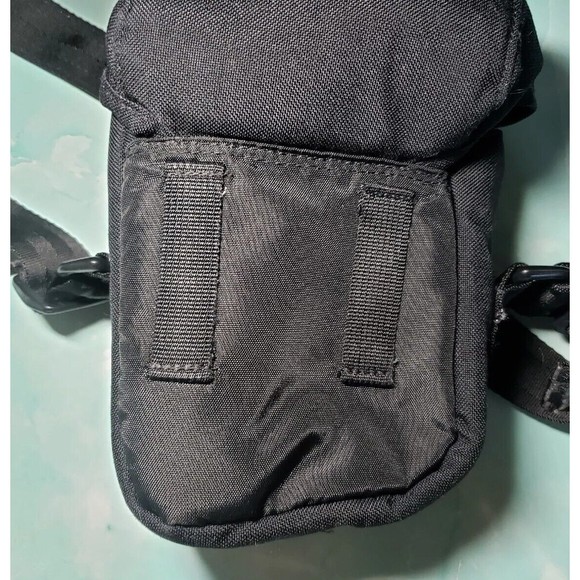 LowePro Camera Lenses Bag Black Seatbelt Strap & Blue Interior Divided Vintage - Picture 4 of 7